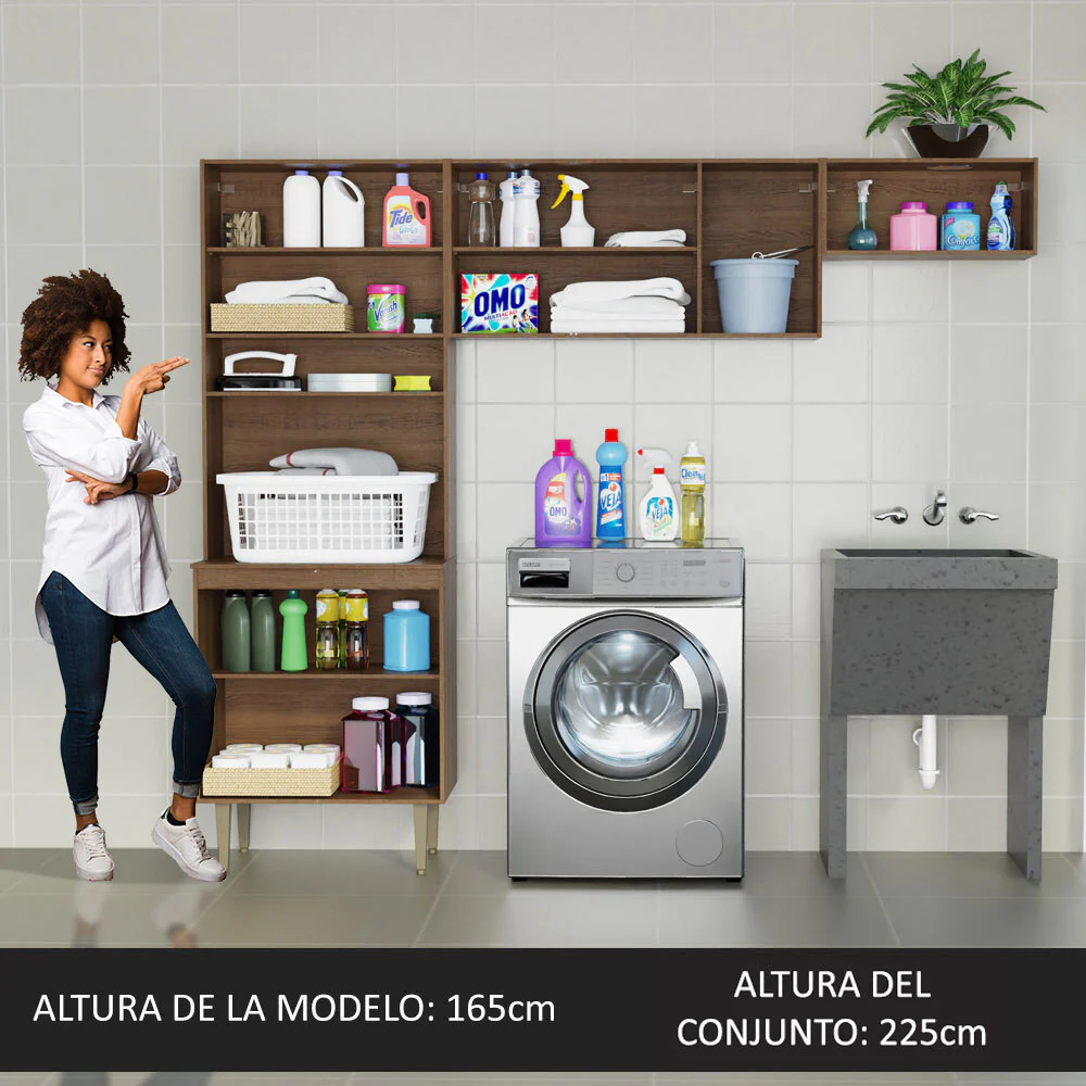 Mueble Kit para Área de Lavado Elegante Gourmet 235cm MC - Image 4