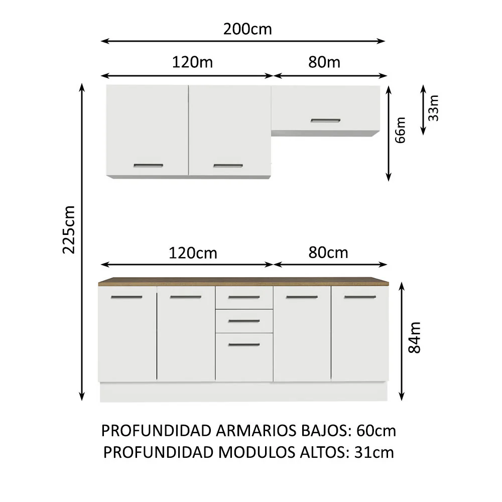Mueble Modular Integral Almacenamiento Garaje Madesa 200 - Image 2