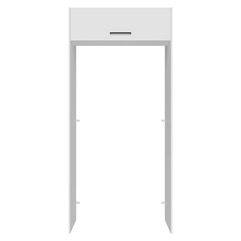 Mueble para empotrar Heladera 103 cm 1 Puerta Abatible  Blanco Agata Madesa - Image 6