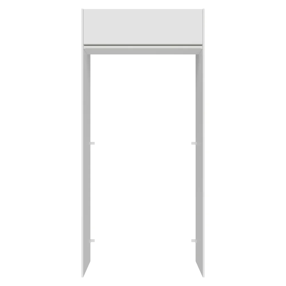 Mueble para empotrar Heladera 103 cm 1 Puerta Abatible Blanco Glamy Madesa - Image 6
