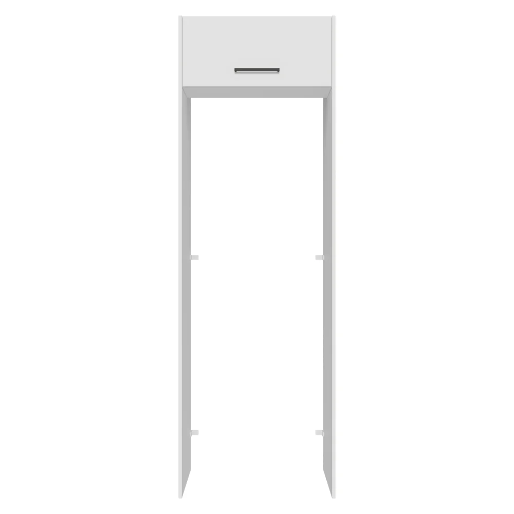Mueble para empotrar Heladera 73 cm 1 Puerta Abatible Blanco Agata Madesa - Image 6