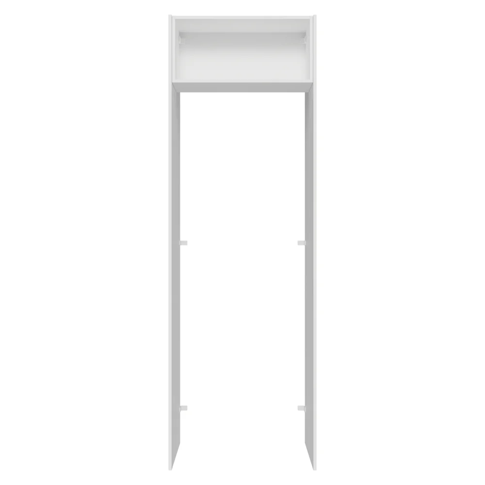 Mueble para empotrar Heladera 73 cm 1 Puerta Abatible Blanco/Negro Agata Madesa - Image 10