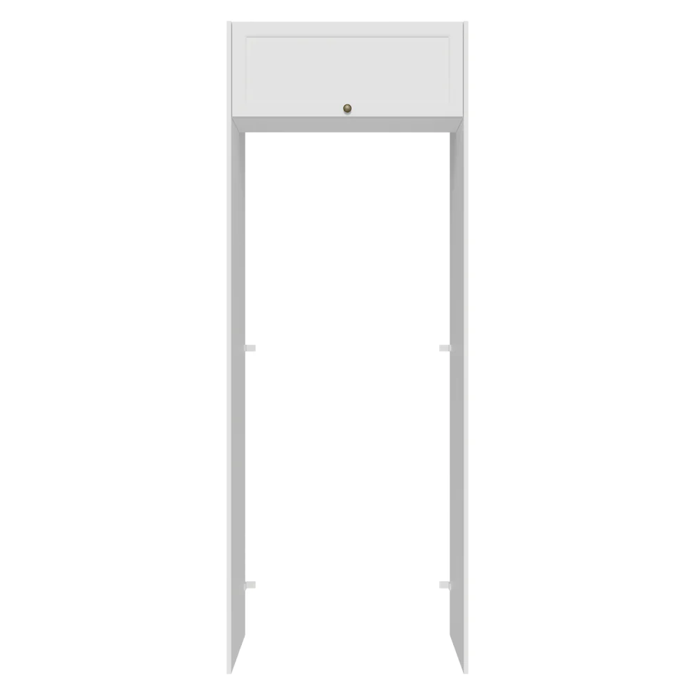Mueble para empotrar Heladera 83 cm 1 Puerta Rebatible Blanco Vik Madesa - Image 9