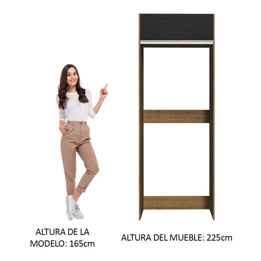 Mueble para empotrar Heladera Madesa Glamy Puerta Rebatible - Image 3