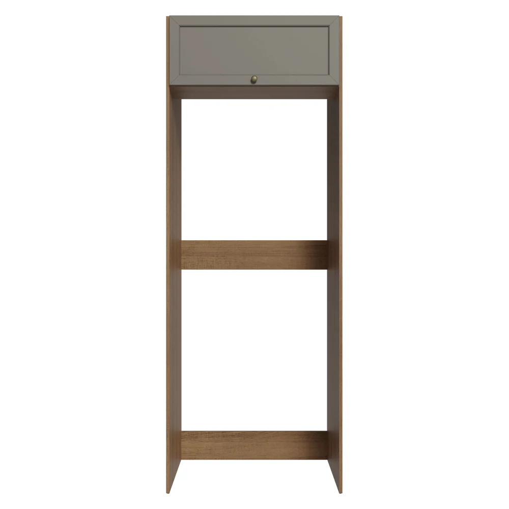 Mueble para Heladera 1 Puerta Rebatible Marrón/Gris Vik Madesa - Image 10