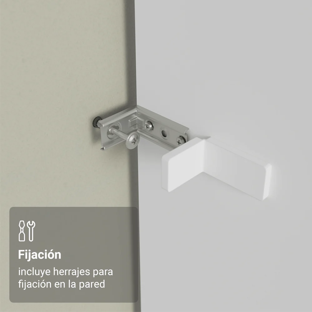 Panel de Cierre Lateral para Cocina 225 x 60cm Blanco Madesa - Image 4