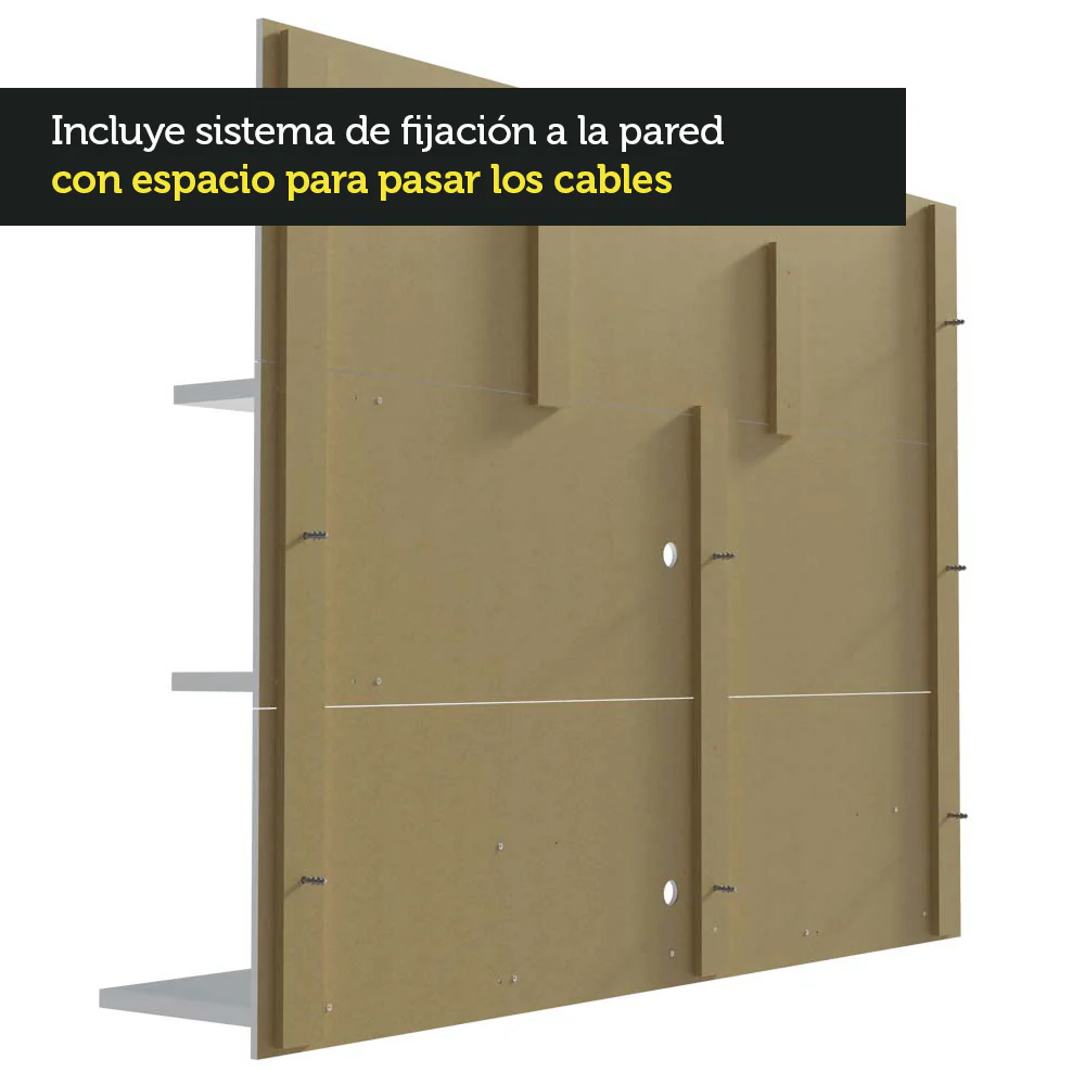 Panel para TV Hasta 60'' Blanco Alfa - Image 6