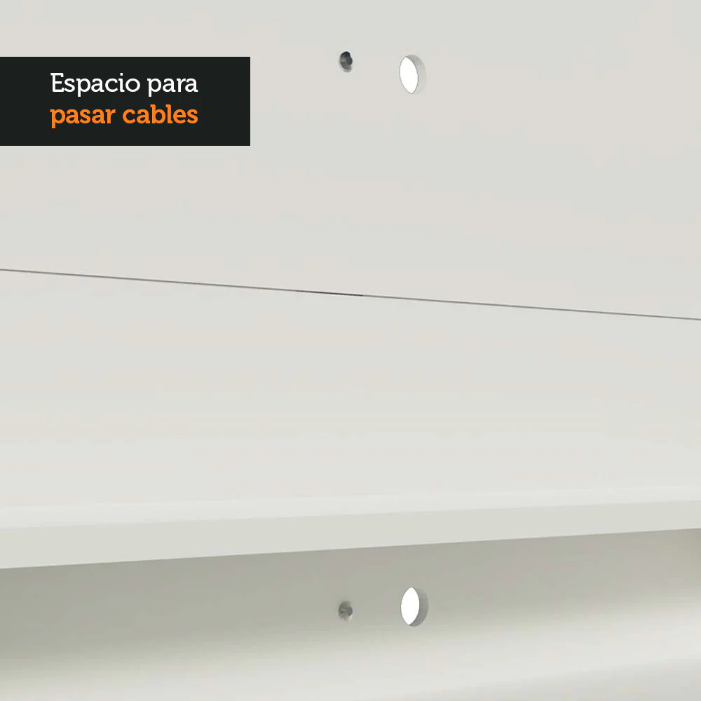 Panel para TV Hasta 60'' Blanco Alfa - Image 7