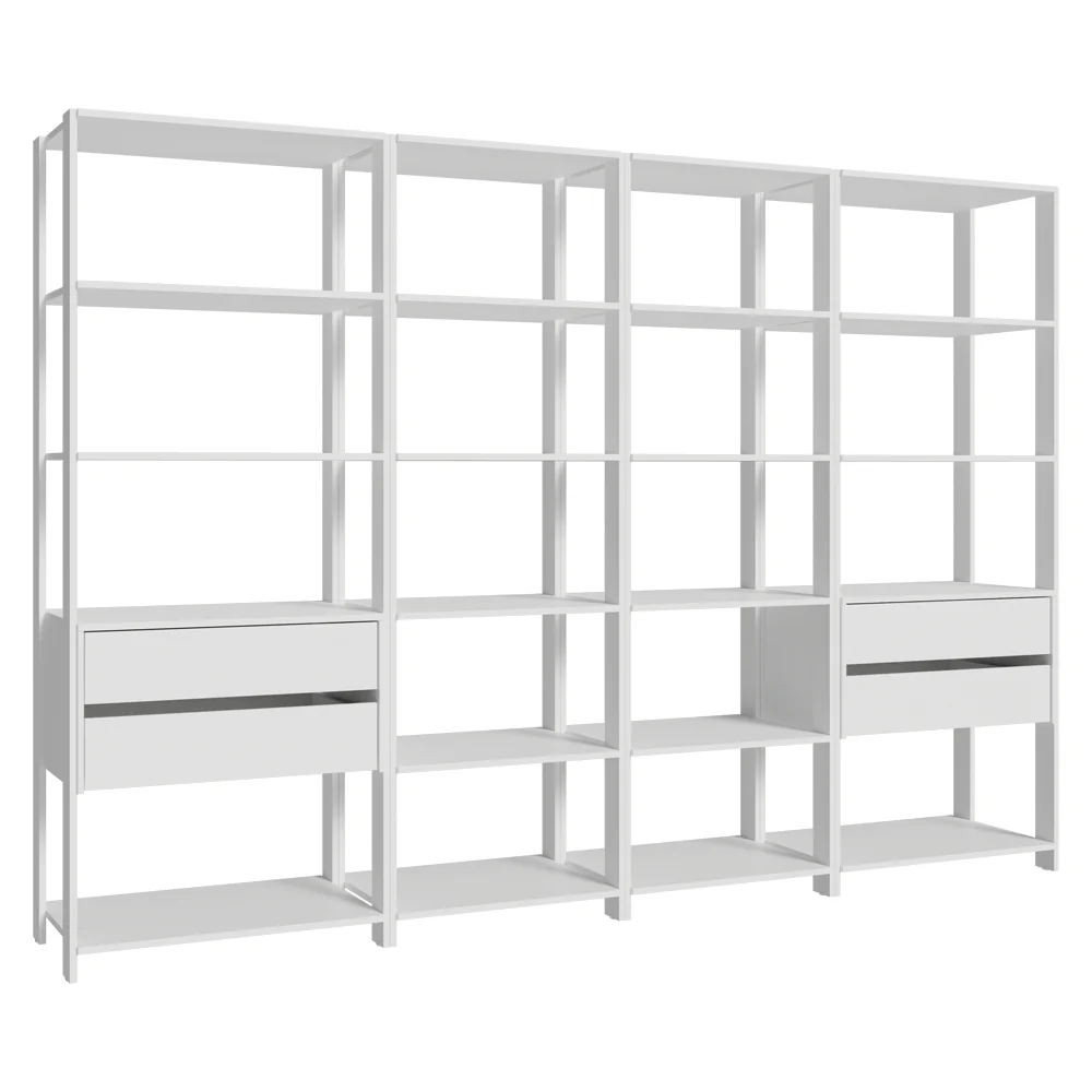 Placard Modulado 258 cm 4 Cajones Valencia Blanco 06 - Image 7