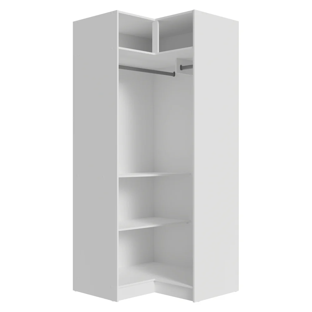 Placard Modulado de Esquina 190 cm 2 Puertas Neo Blanco - Image 9