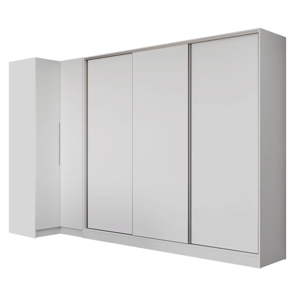 Placard Modulado Neo + Placard Royale Matrimonial 3 Puertas Corredizas Blanco - Image 3