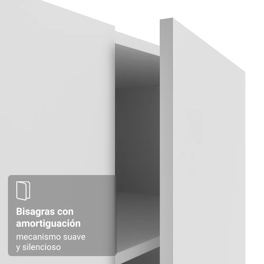 Placard Modular 160 cm 4 Puertas Blanco Neo Madesa - Image 9