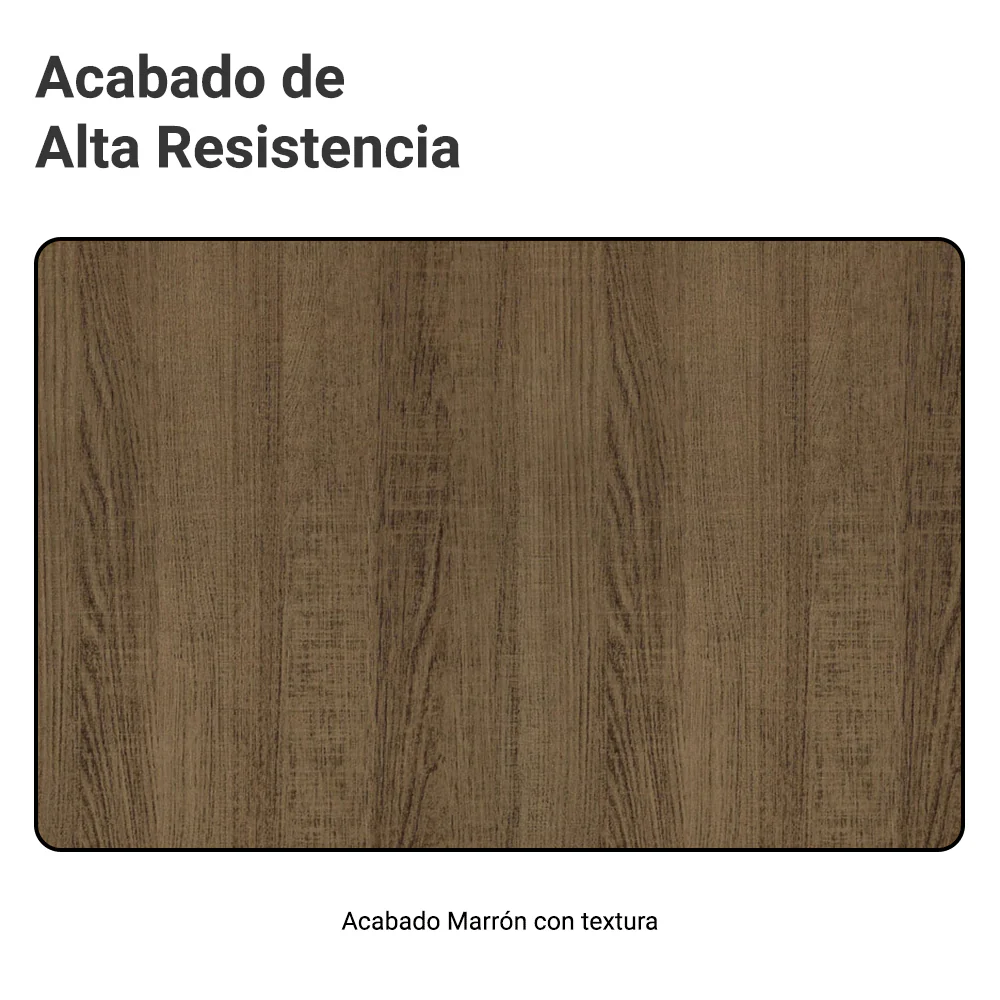 Placard Soltero 2 Puertas Corredizas con Espejos Marrón Max - Image 10