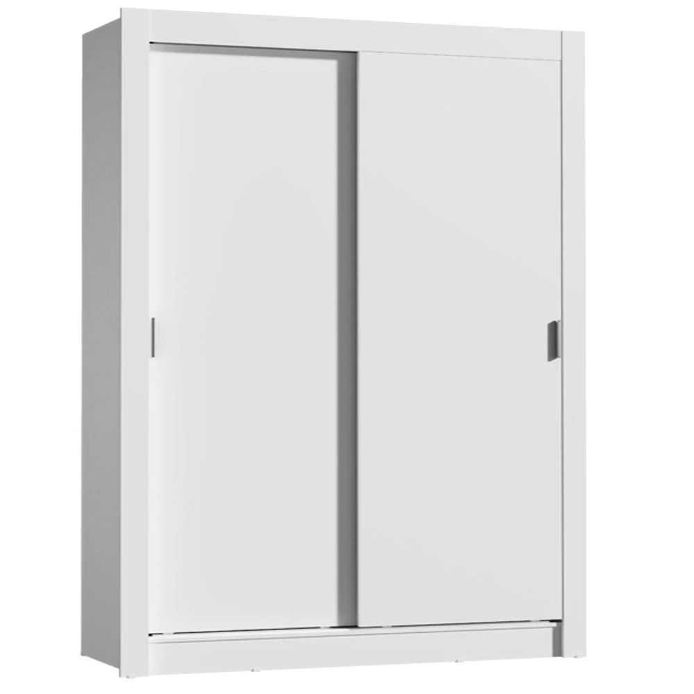Placard Soltero Dallas 2 Puertas Corredizas 2 Cajones Blanco - Image 3