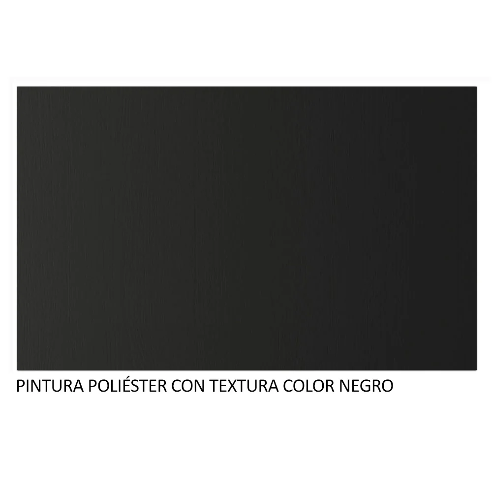 Placard Soltero Denver 2 Puertas Corredizas Negro - Image 9