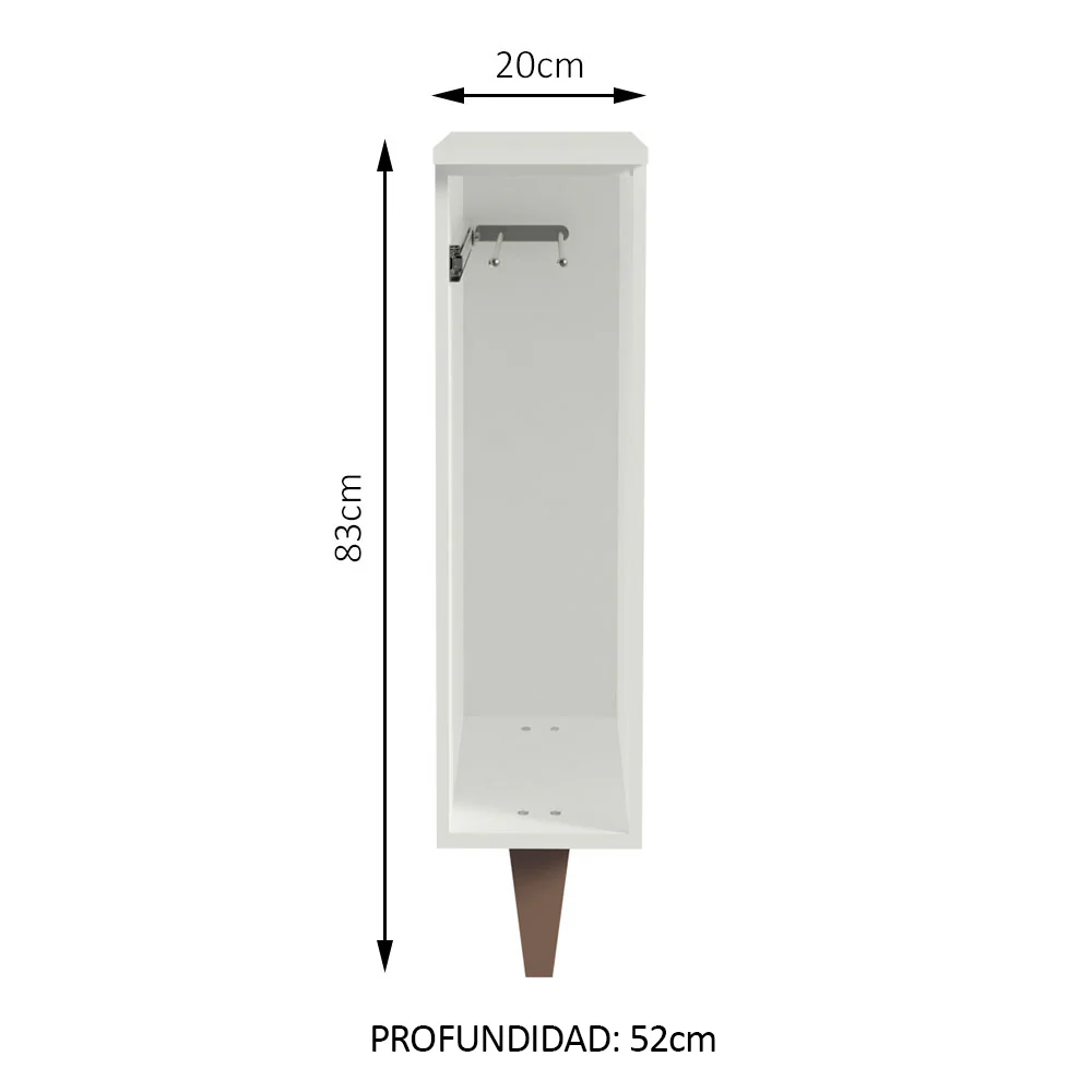 Porta repasador Reims 20 cm Blanco - Image 2