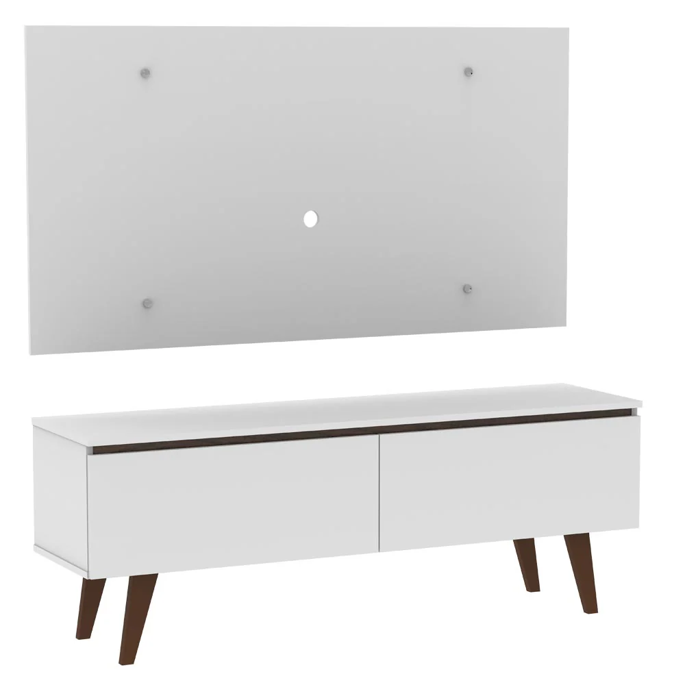 Rack con Panel de TV Le Mans hasta 55 pulgadas, 2 puertas, Blanco - Image 7