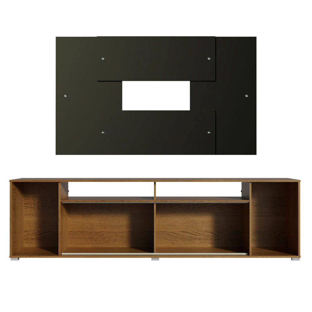 Rack Madesa Cancun con Panel para TV hasta 58 Pulgadas Marrón/Negro - Image 7