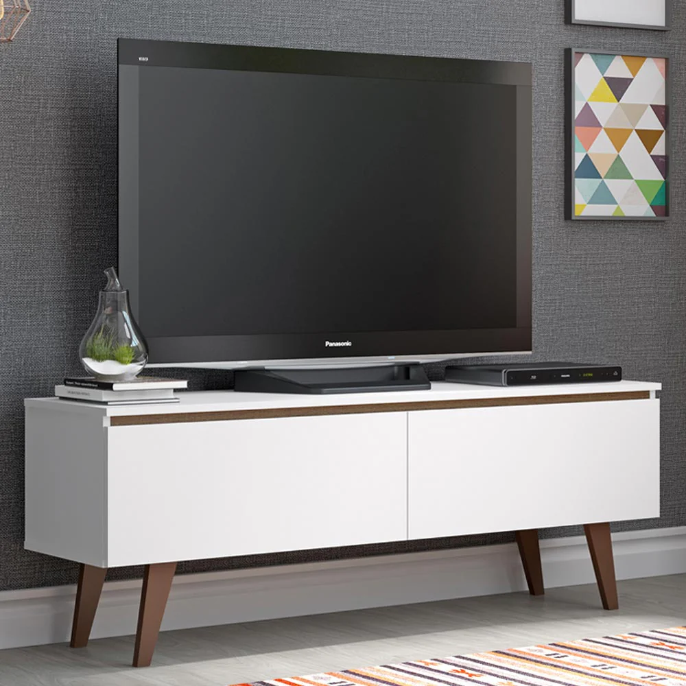 Rack para TV hasta 55 pulgadas 2 Puertas Le Mans Blanco