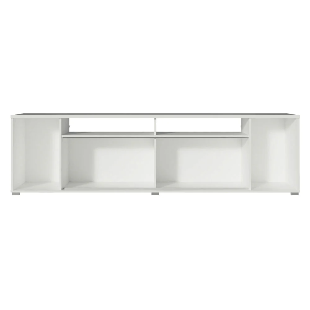 Rack para TV hasta 65 Pulgadas Madesa Cancun Blanco/Negro - Image 9