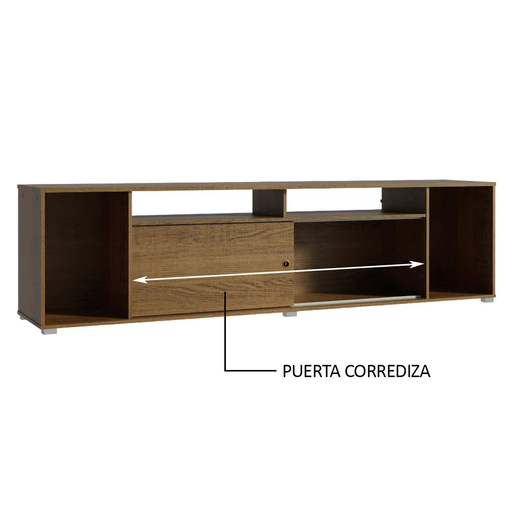 Rack para TV hasta 65 Pulgadas Madesa Cancun Marrón - Image 5