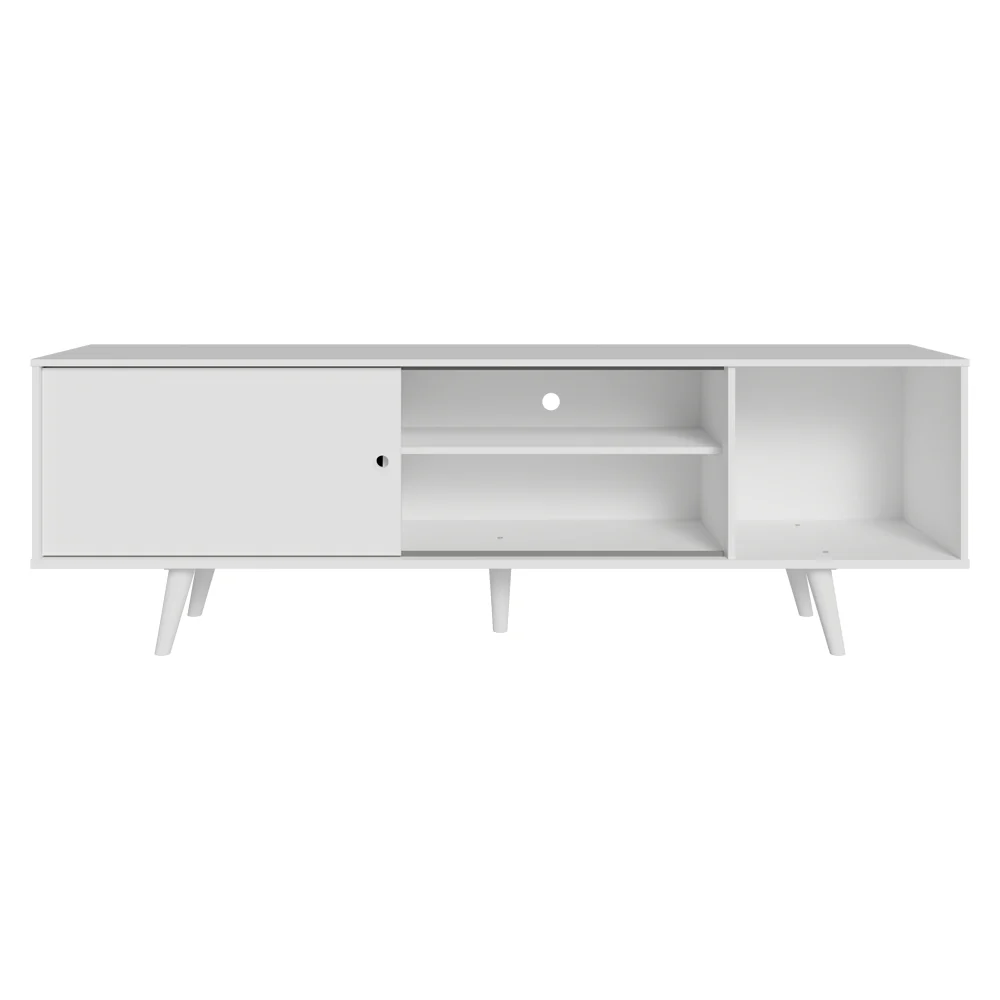 Rack para TV hasta 80 pulgadas 160 cm Con Patas Torino Blanco - Image 6