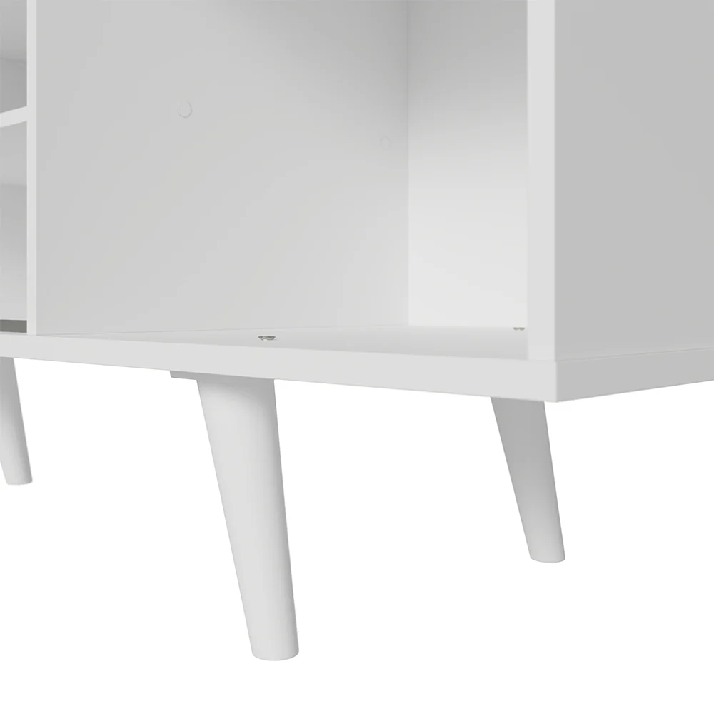 Rack para TV hasta 80 pulgadas 160 cm Con Patas Torino Blanco - Image 7
