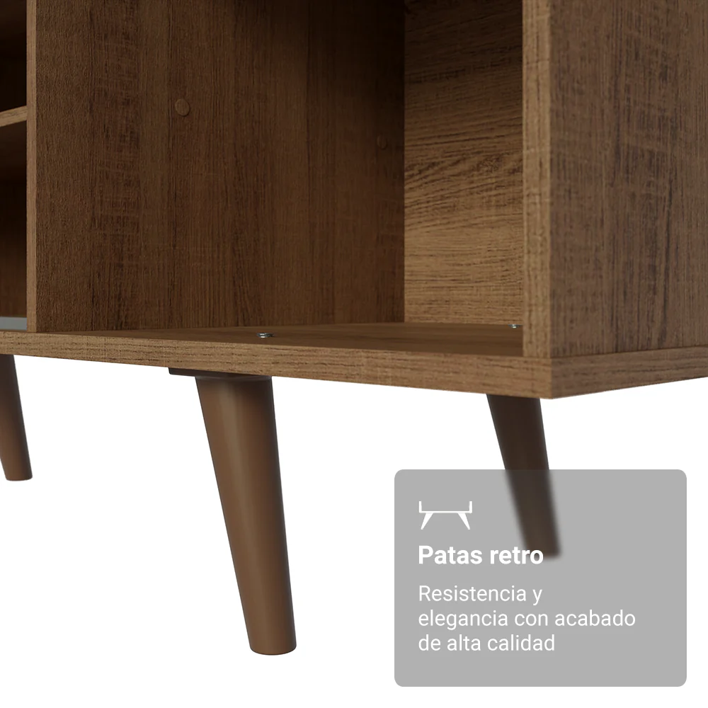 Rack para TV hasta 80 pulgadas 160 cm Con Patas Torino Marrón - Image 6
