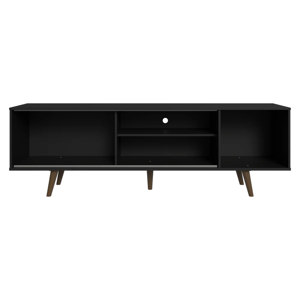 Rack para TV hasta 80 pulgadas, 160 cm, Negro/Marrón con patas Torino Marrón - Image 7