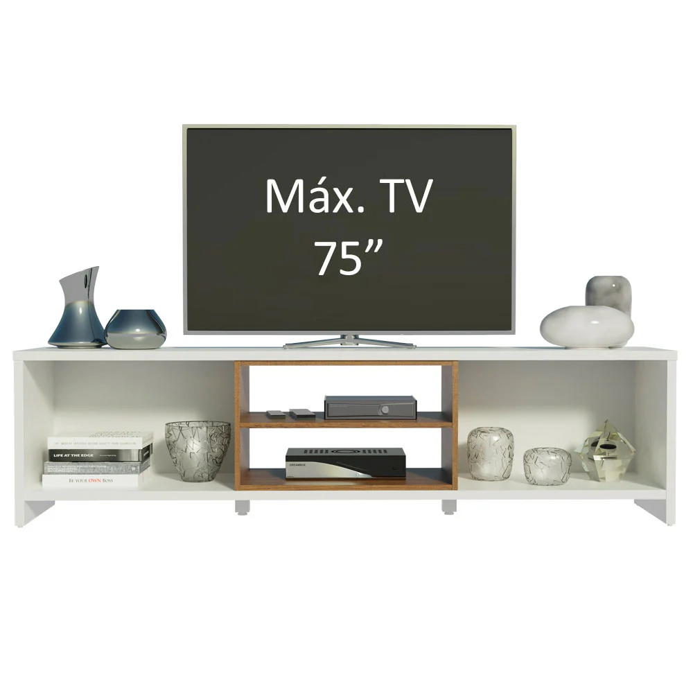Rack para TV Metz Hasta 75 Pulgadas Blanco - Image 4