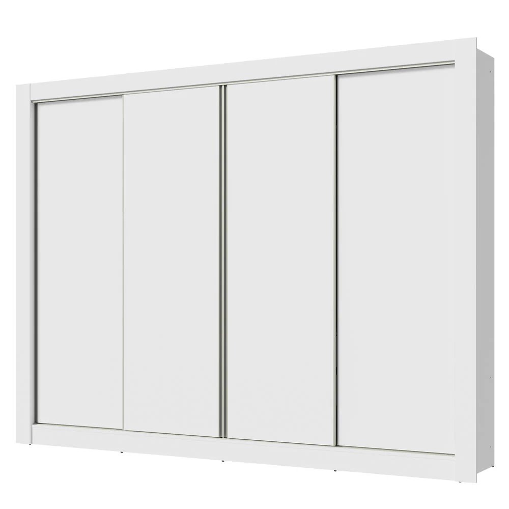 Ropero Placard Madesa Montana 4 Puertas Blanco - Image 3