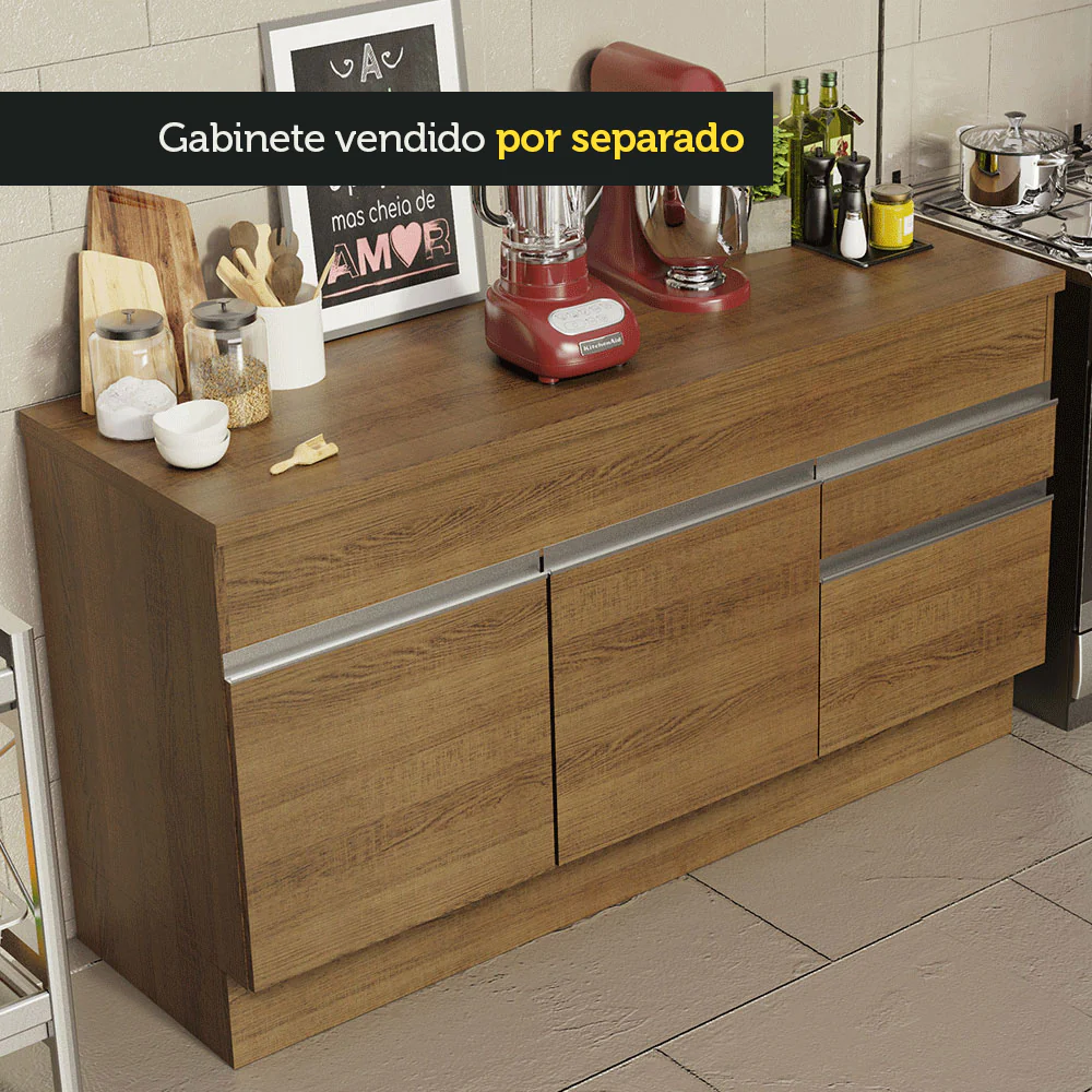 Tapa Para Bajo Mesada 150 cm Madesa Marrón - Image 4