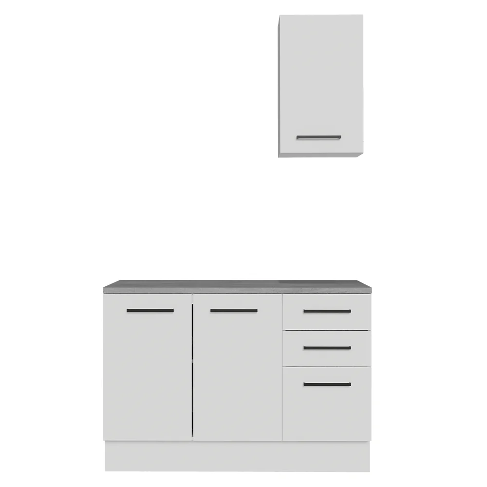 Vanitory 120cm 3 Puertas 3 Cajones Blanco Agata 01 - Image 8