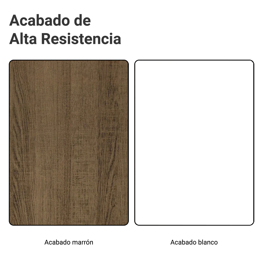Vanitory 120cm 3 Puertas 3 Cajones Marrón/Blanco Agata 01 - Image 8