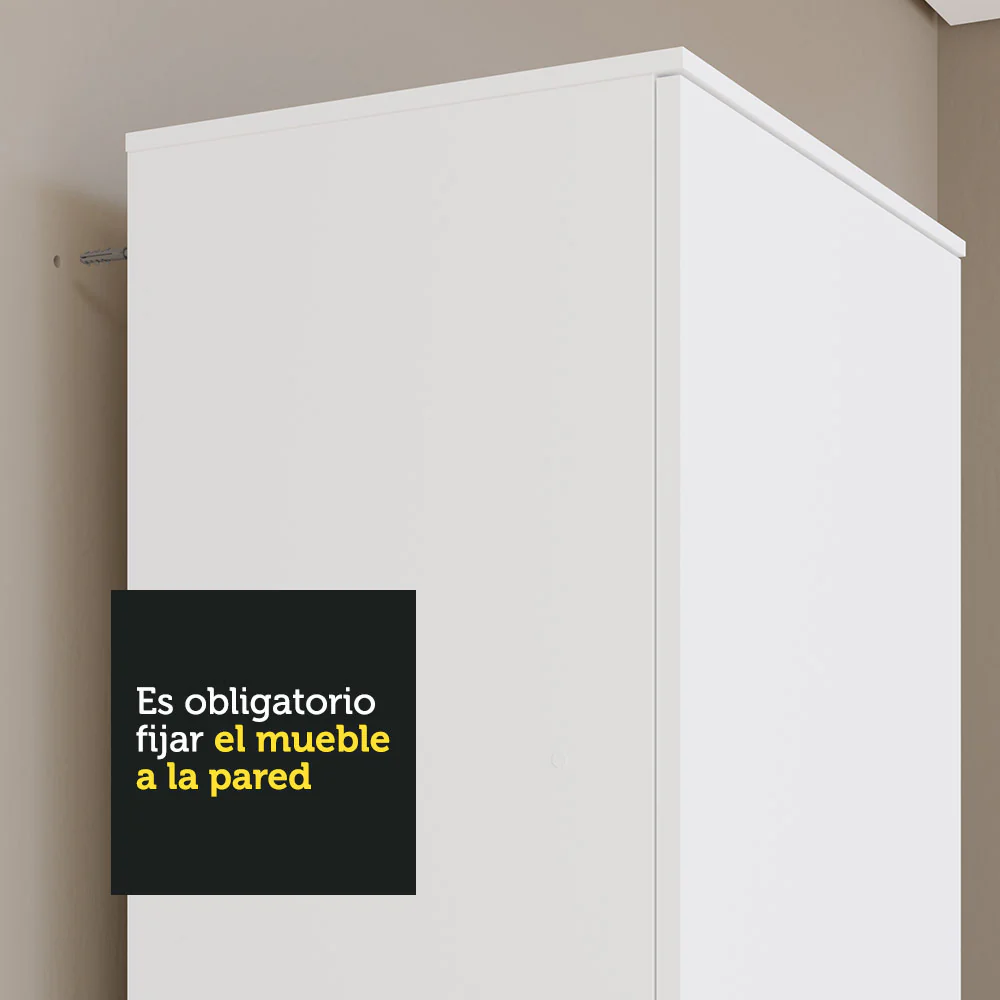 Zapatero 1 Puerta Blanco - Image 8